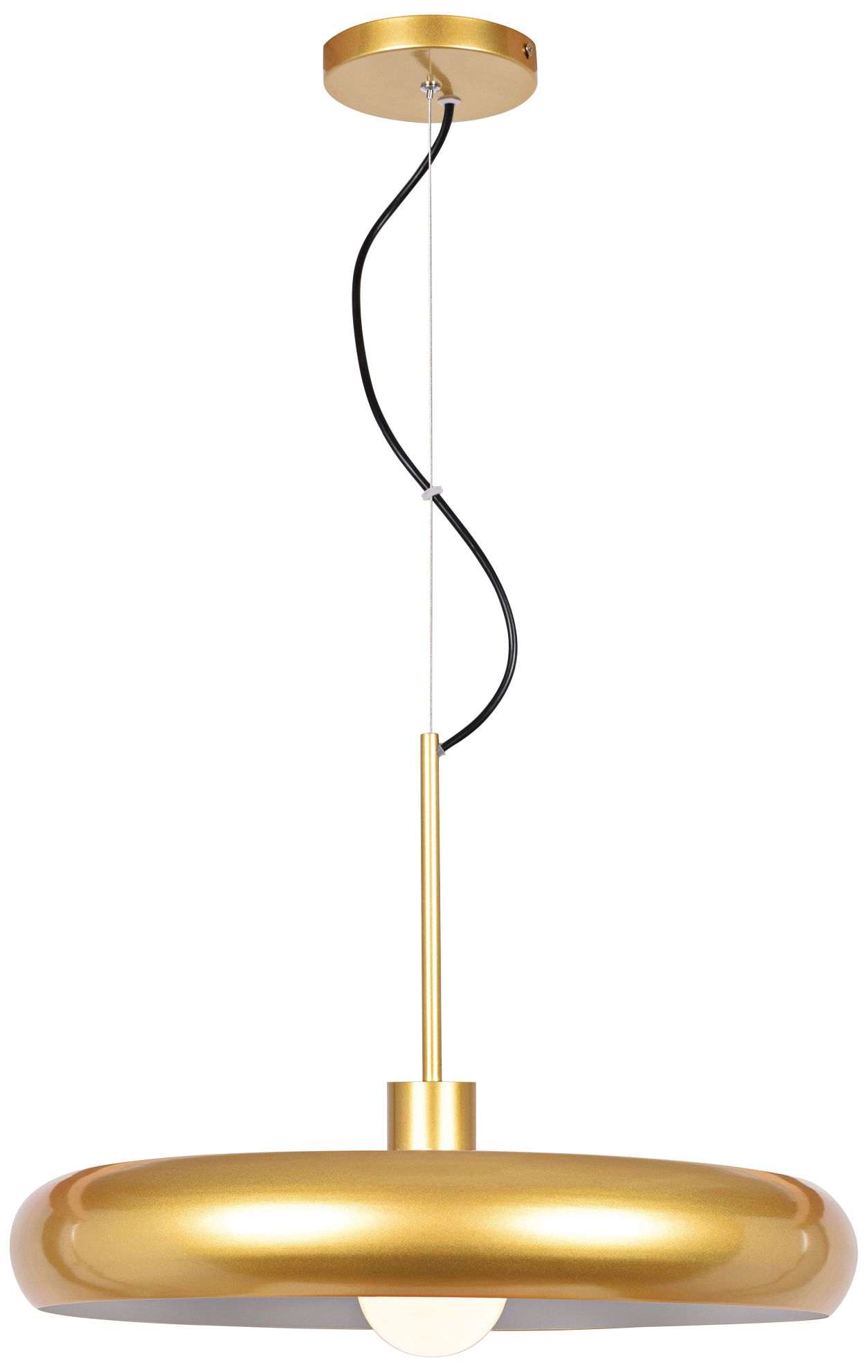 Bistro 23 3/4" Wide Gold and White LED Pendant Light