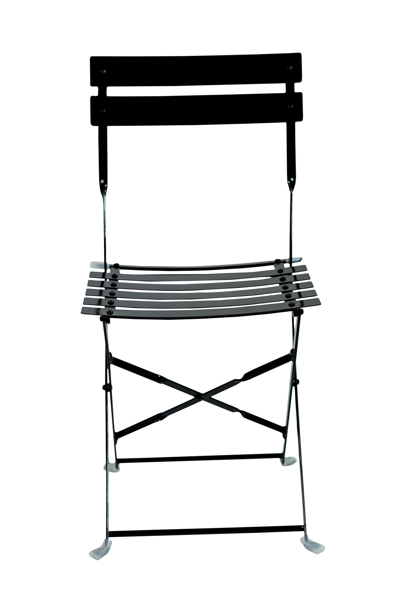 Image 2 Bistro Black Folding Outdoor Chair Set Set of 2 more views