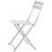 Bistro White Folding Outdoor Chair Set Set of 2