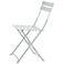 Bistro White Folding Outdoor Chair Set Set of 2