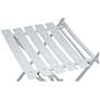 2_Bistro White Folding Outdoor Chair Set Set of 2 more views