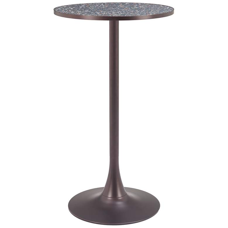 Image 1 Bite Bar Table Black & Bronze