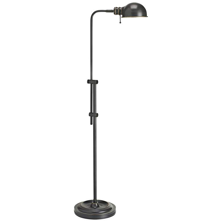 Image 2 Bixby 58 inch High Brushed Bronze Metal Pharmacy Floor Lamp