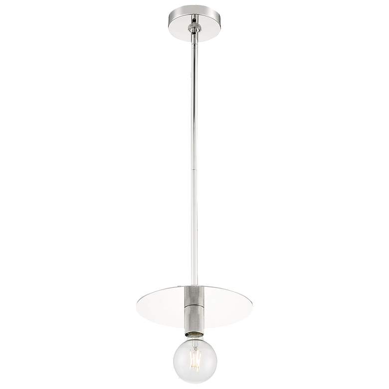 Image 1 Bizet; 1 Light; Mini Pendant Fixture; Polished Nickel Finish