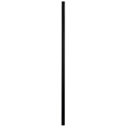 Black 120&quot; Direct Burial Post with Photocell and Outlet