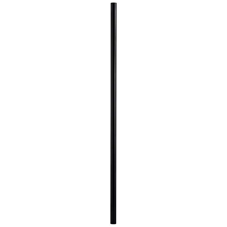 Image 1 Black 120 inch Direct Burial Post with Photocell and Outlet