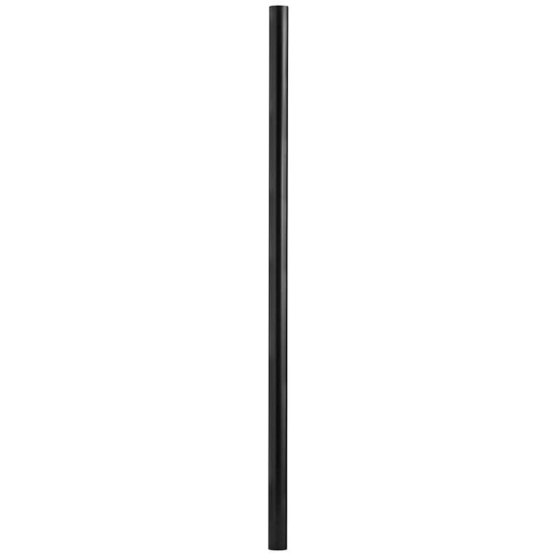 Black 120&quot; Direct Burial Post with Photocell