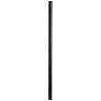 Black 120" Direct Burial Post with Photocell