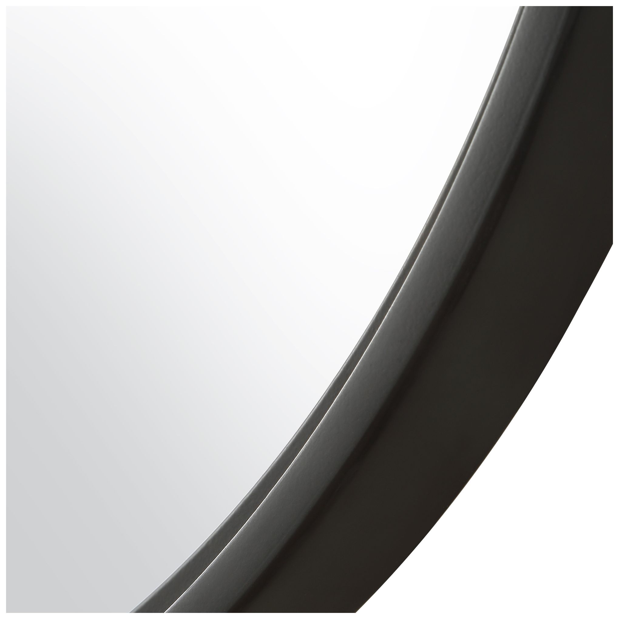Image 6 Black 22" x 35" Wall Mirror more views