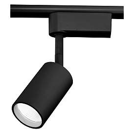 Image2 of Black 3 1/2"W Dimmable 8W LED Lightolier Cylinder Track Head more views