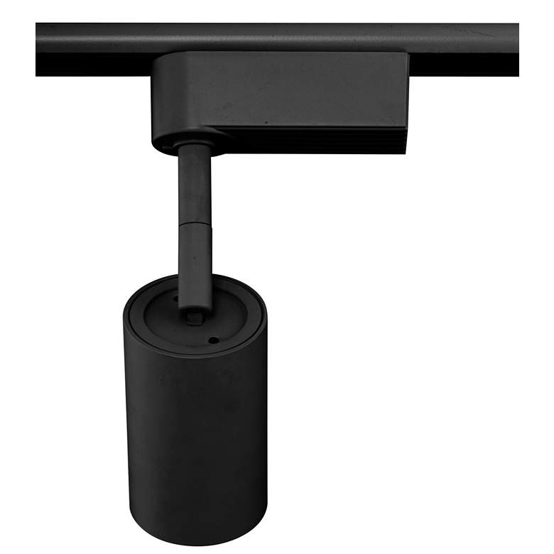 Image 4 Black 3 1/2"W Dimmable 8W LED Lightolier Cylinder Track Head more views