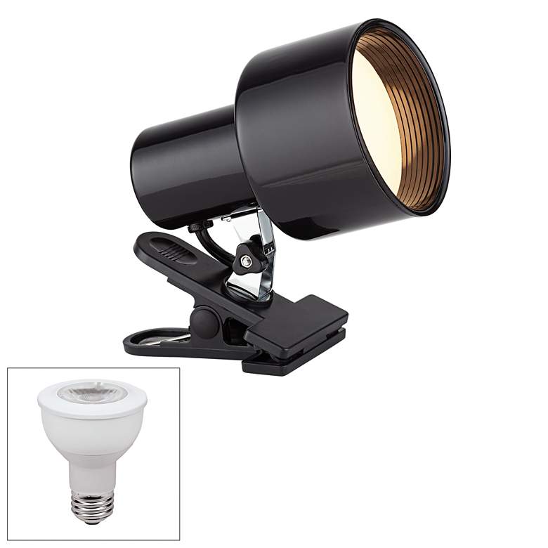 Image 1 Black 6" High Mini Accent LED Clip Light