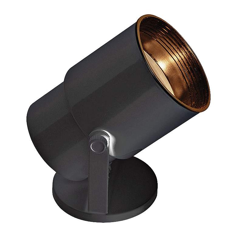 Image 1 Black 8" High Adjustable Uplight with CFL Bulb