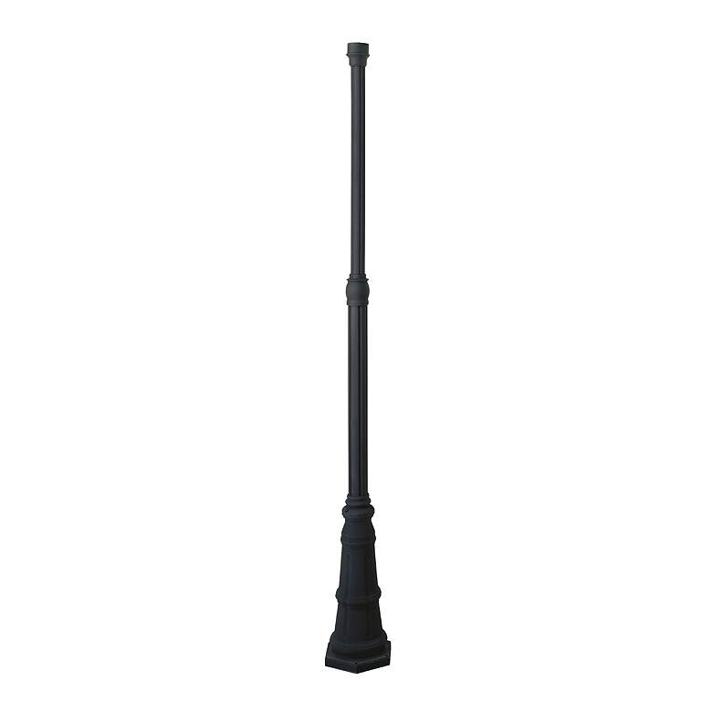 Image 1 Black 83 3/4 inch High Outdoor Lighting Post with Base