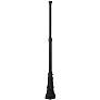 Black 83 3/4" High Outdoor Lighting Post with Base