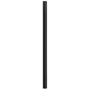 Black 84" High Metal Outdoor Direct Burial Lamp Post