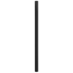 Black 84" High Metal Outdoor Direct Burial Lamp Post
