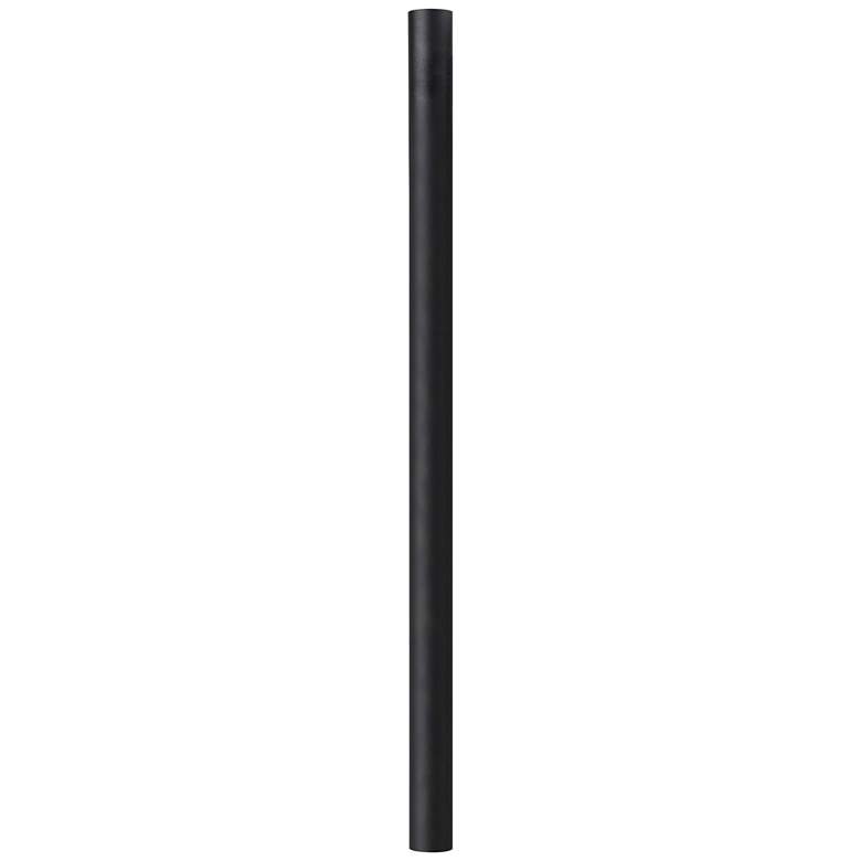 Image 2 Black 84" High Metal Outdoor Direct Burial Lamp Post more views