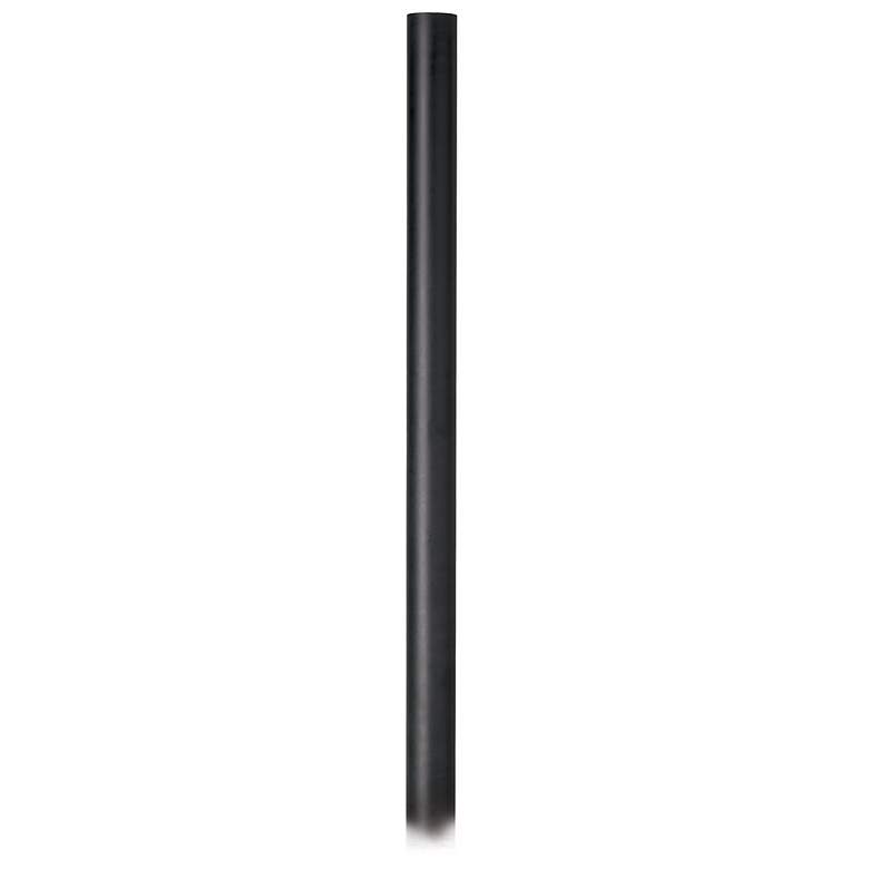 Image 1 Black 84 inch High Outdoor Direct Burial Post Light Pole