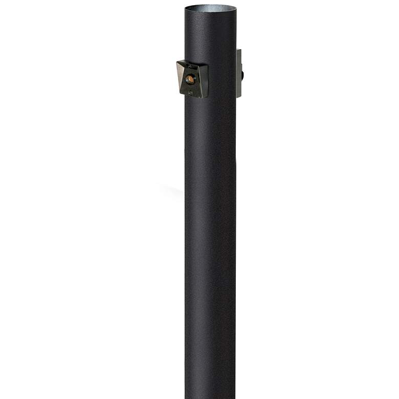 Image 1 Black 96" High Outlet Dusk-to-Dawn Direct Burial Lamp Post