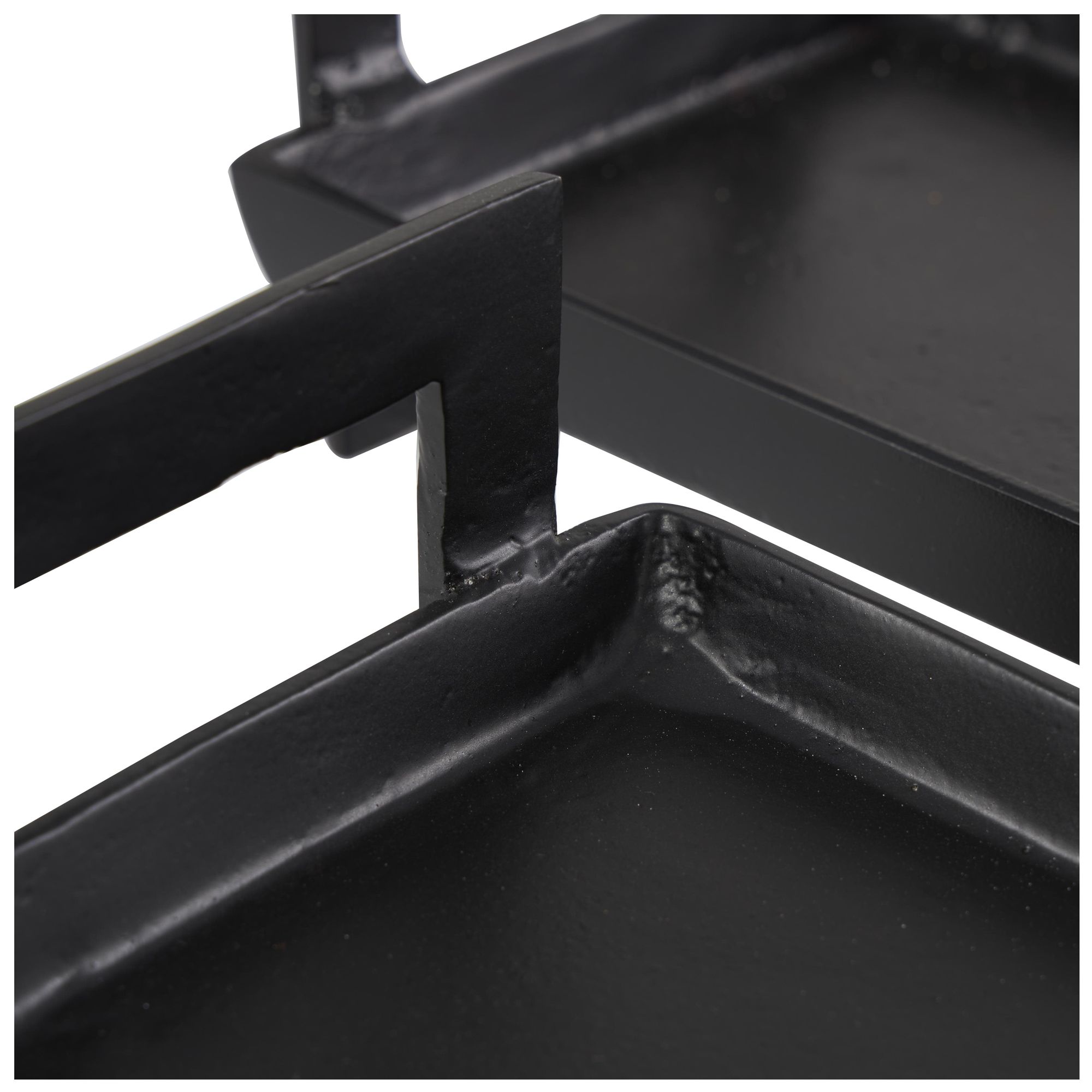 Image 3 Black Aluminum Metal Modern Tray, S/2 36", 26"W more views