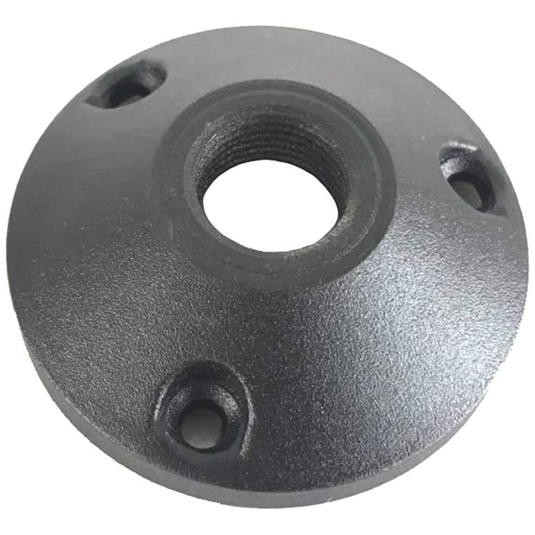 Image 1 Black Aluminum Outdoor Surface Mounting Bracket