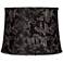Black and Silver Calligraphy Lamp Shade 14x16x11.5 (Spider)