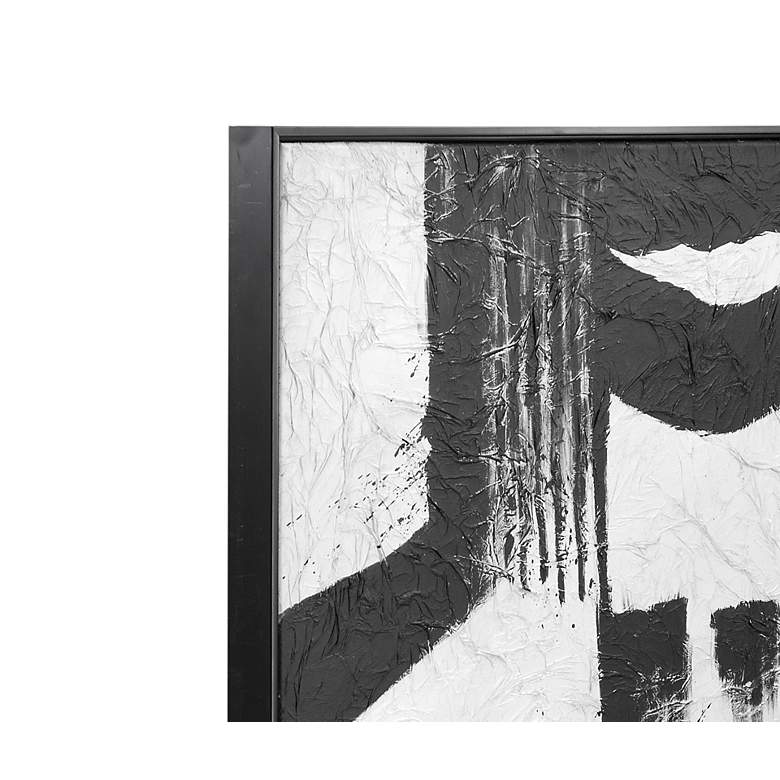 Image 4 Black & White 29" x41" Framed Canvas Set of 2 more views