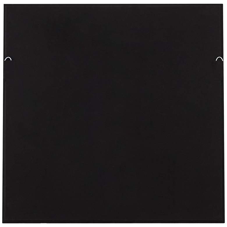 Image 6 Black and White Wave 23 1/2" Square Framed Wall Art more views