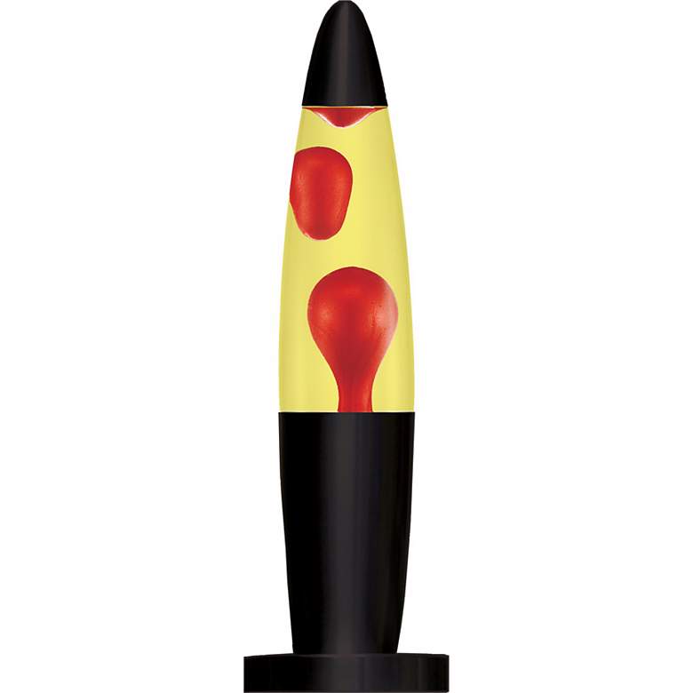 Image 1 Black Base Red and Yellow 16 inch High Motion Accent Lamp