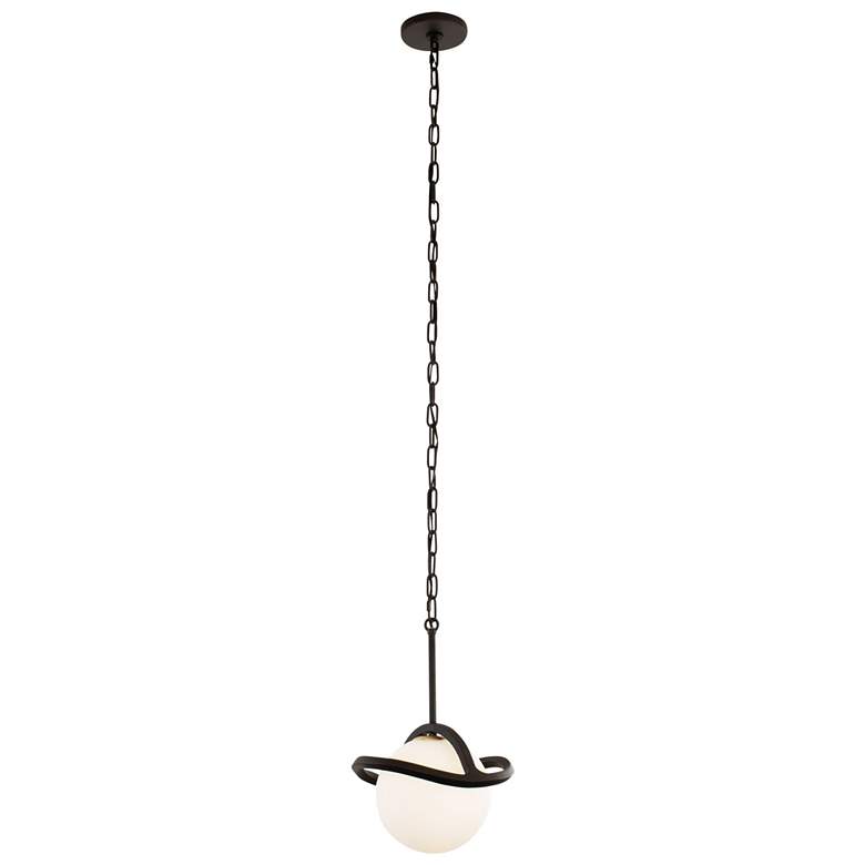 Image 1 Black Betty Mini Pendant - Carbon & French Gold