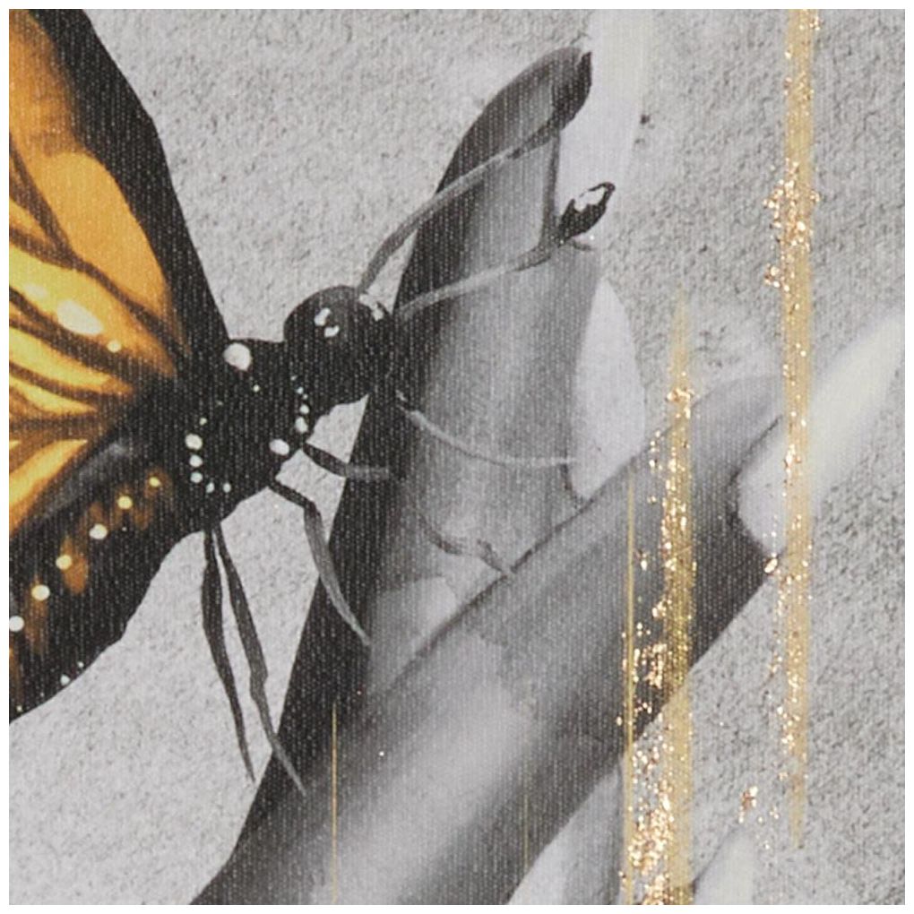 Black Canvas Modern Framed Wall Art, 24" x 2" x 30"