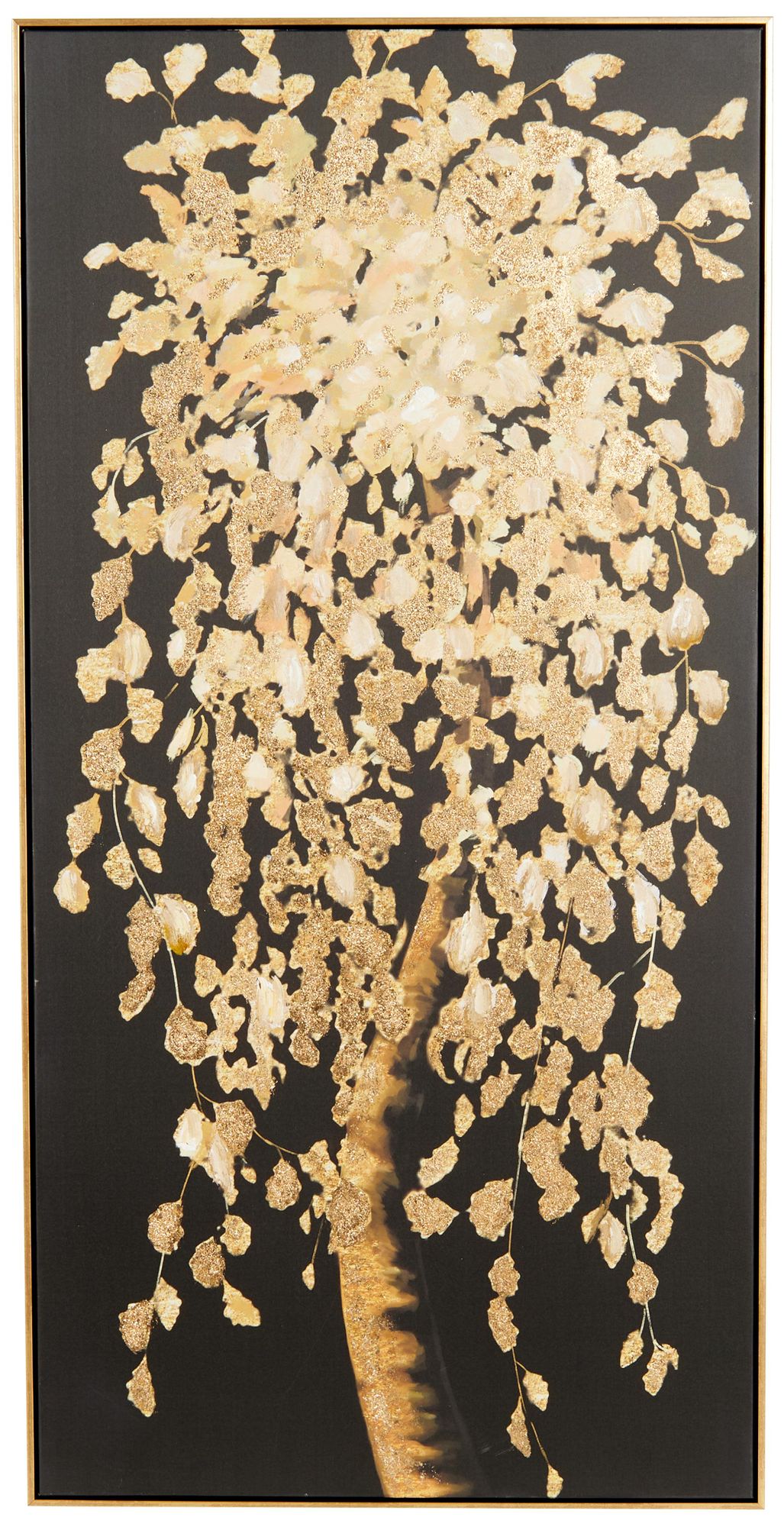 Image 2 Black Canvas Modern Framed Wall Art, 30" x 2" x 59"