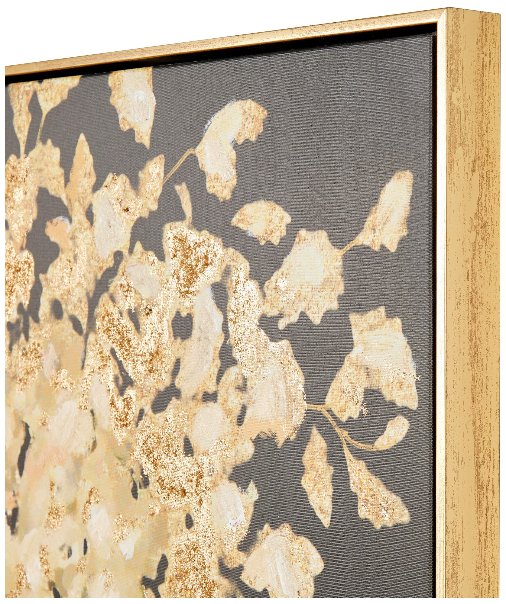 Image 6 Black Canvas Modern Framed Wall Art, 30" x 2" x 59" more views