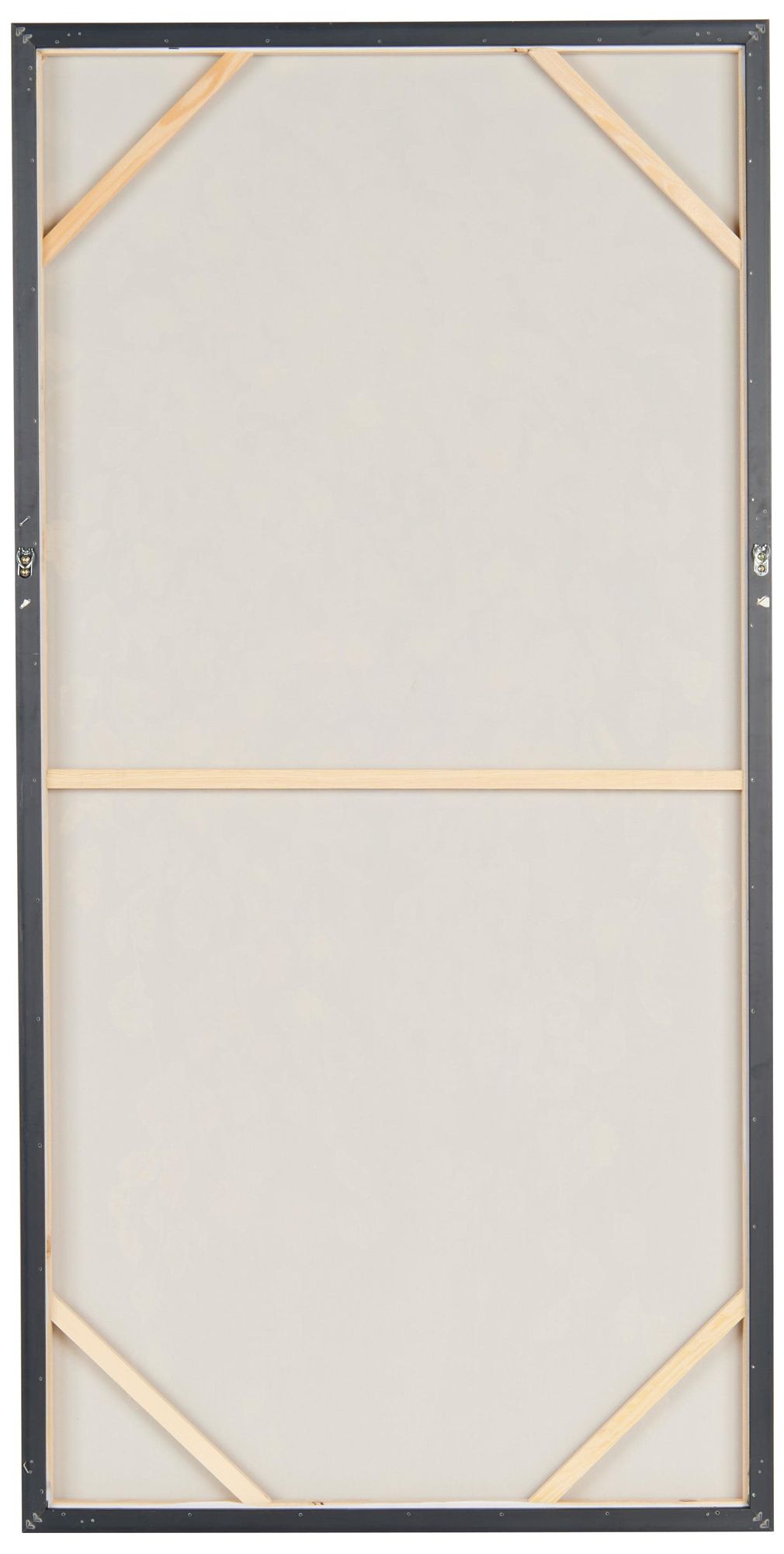 Image 7 Black Canvas Modern Framed Wall Art, 30" x 2" x 59" more views