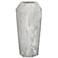 Black Ceramic Contemporary Vase, 7" x 7" x 14"