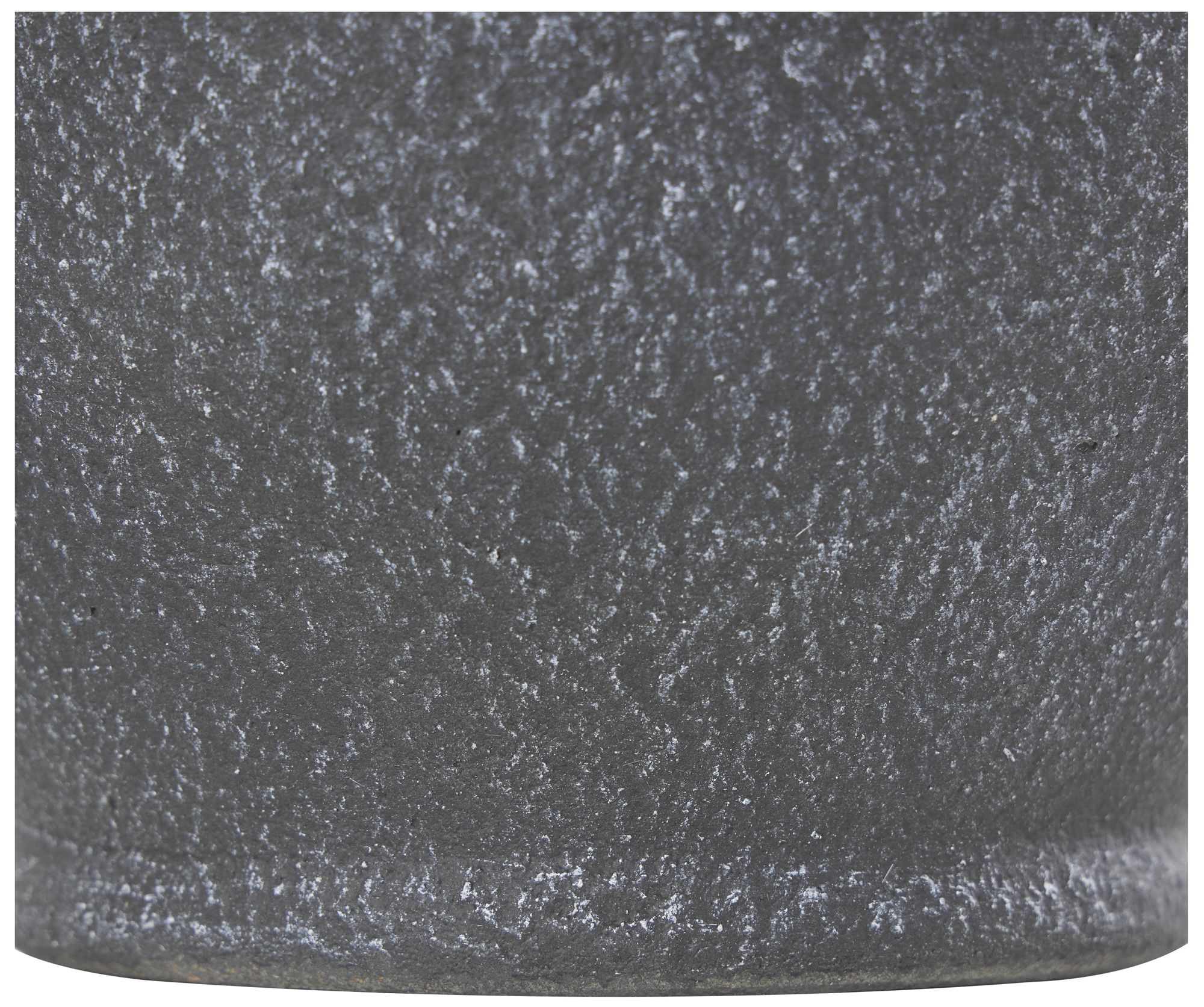 Image 3 Black Ceramic Farmhouse Vase, 10" x 9" x 10" more views