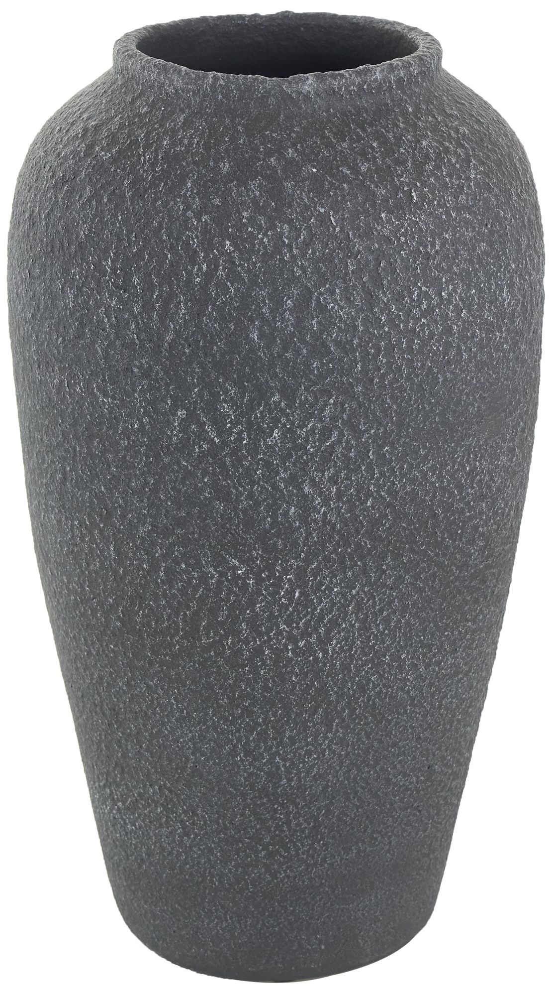 Image 2 Black Ceramic Farmhouse Vase, 9" x 9" x 15"