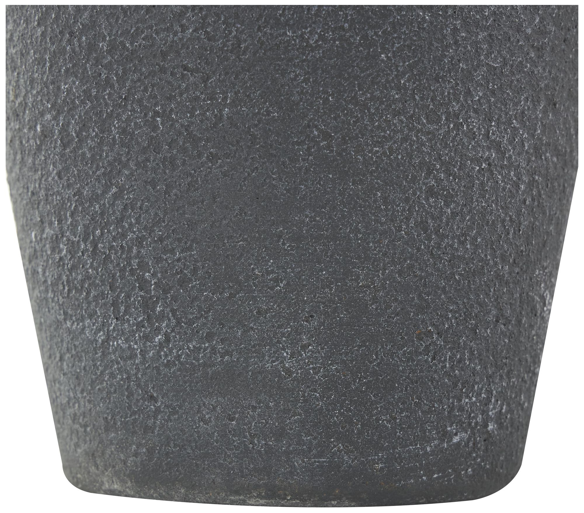 Image 3 Black Ceramic Farmhouse Vase, 9" x 9" x 15" more views