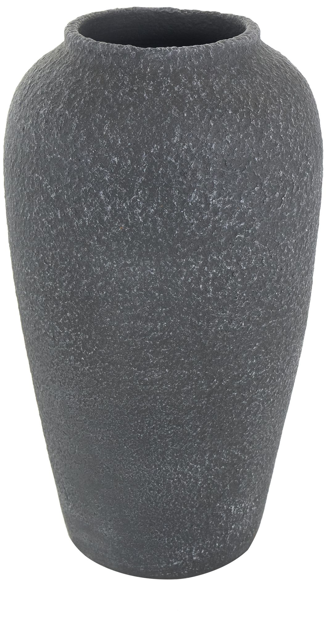 Image 5 Black Ceramic Farmhouse Vase, 9" x 9" x 15" more views