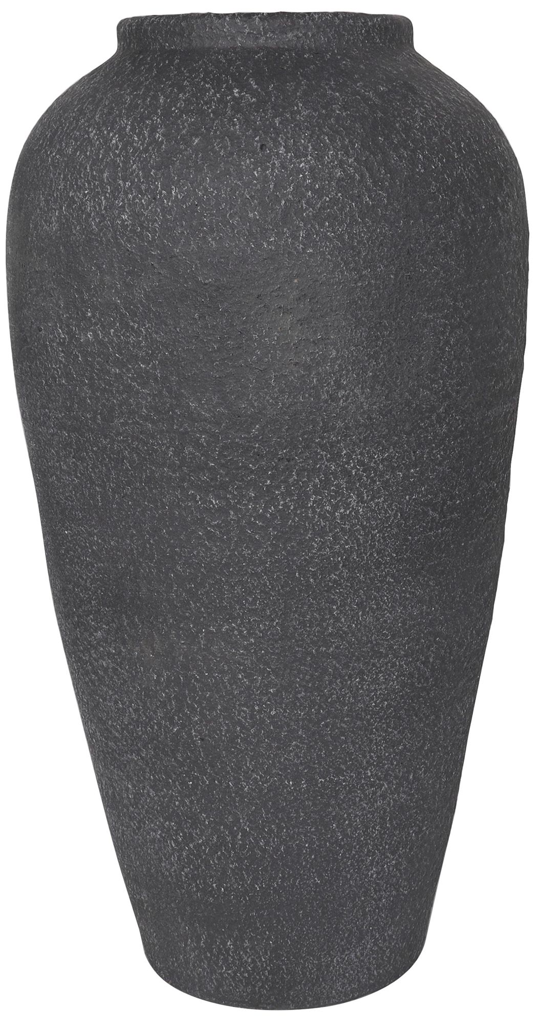 Image 5 Black Ceramic Industrial Vase, 10" x 10" x 20" more views