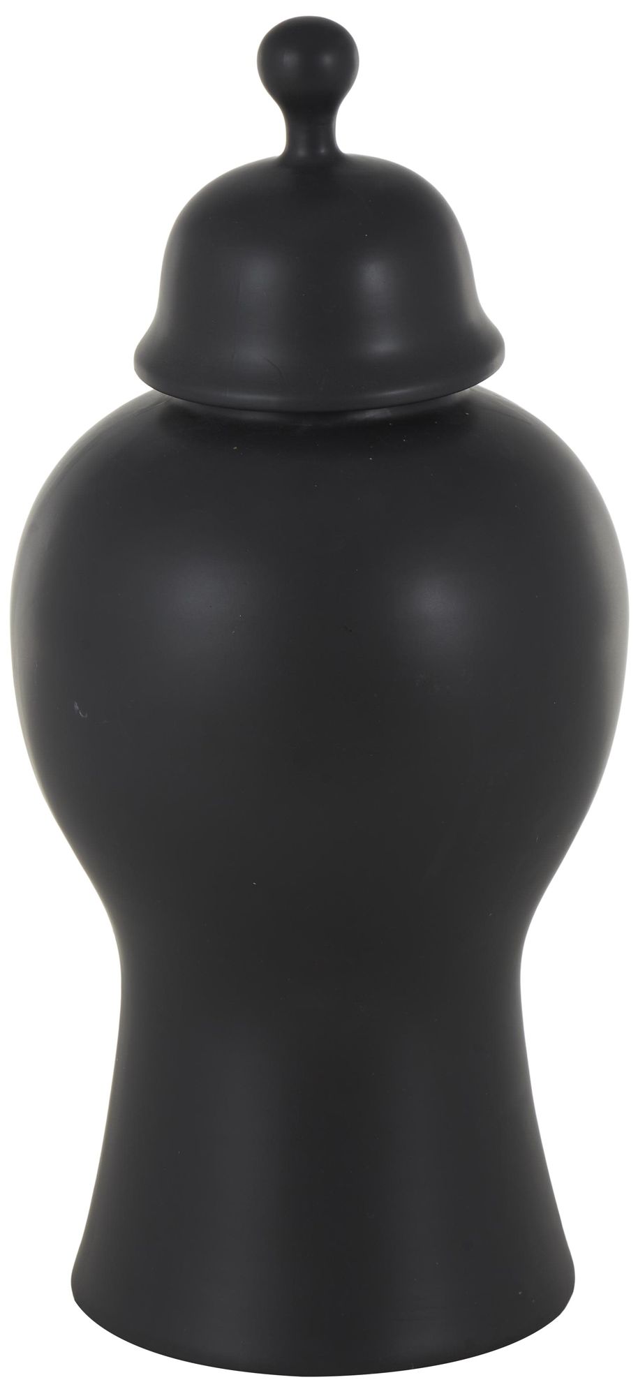Image 5 Black Ceramic Modern Decorative Jars, 12" x 12" x 25" more views