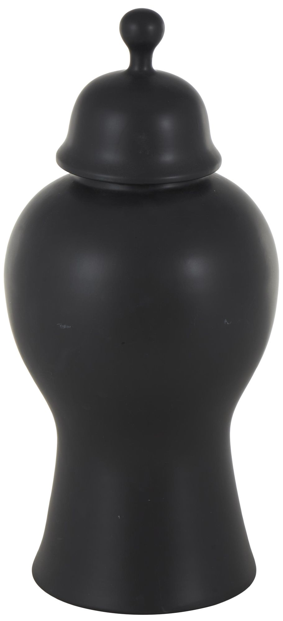 Image 6 Black Ceramic Modern Decorative Jars, 12" x 12" x 25" more views