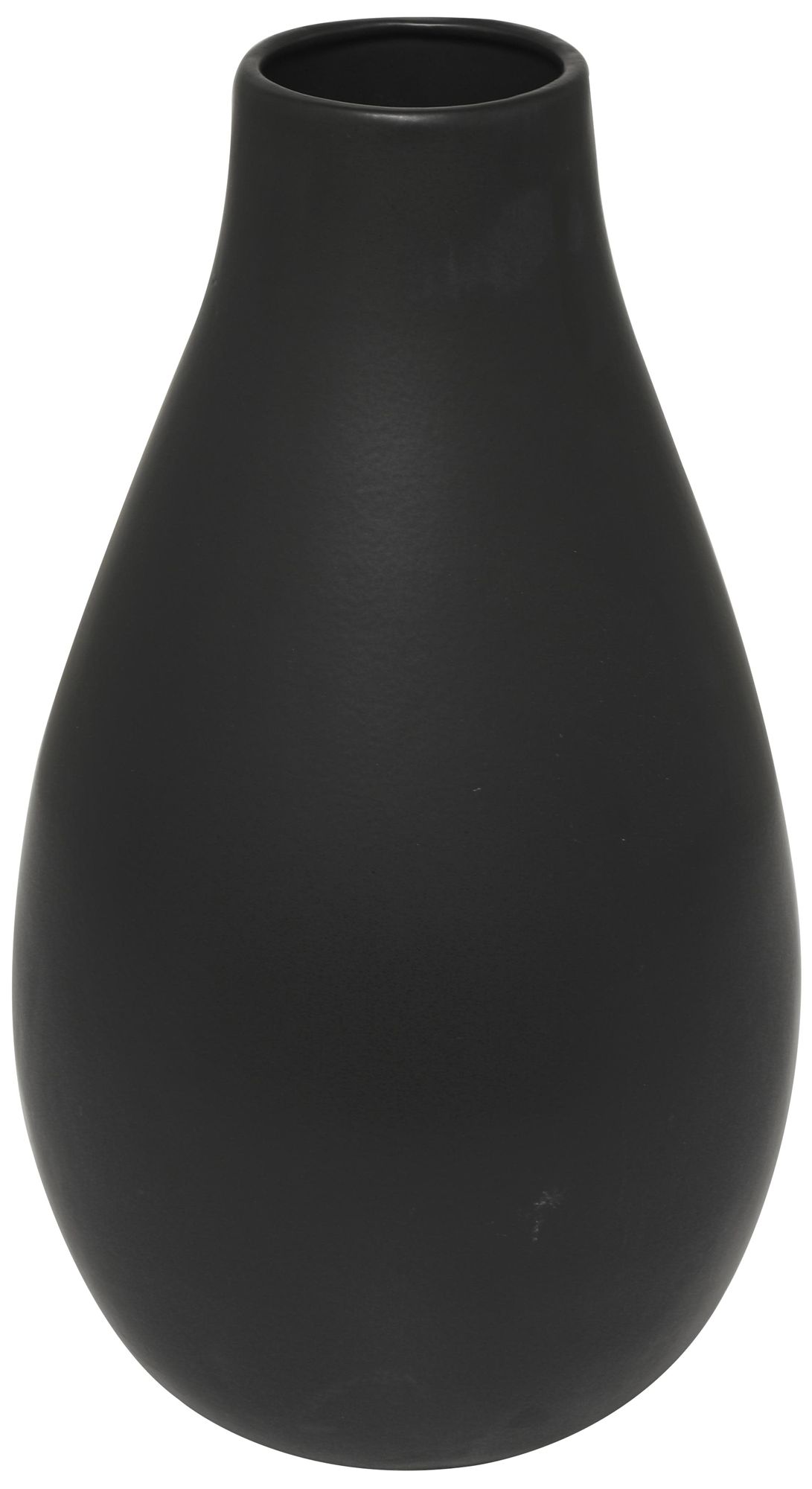 Image 2 Black Ceramic Modern Vase, 12" x 12" x 20"