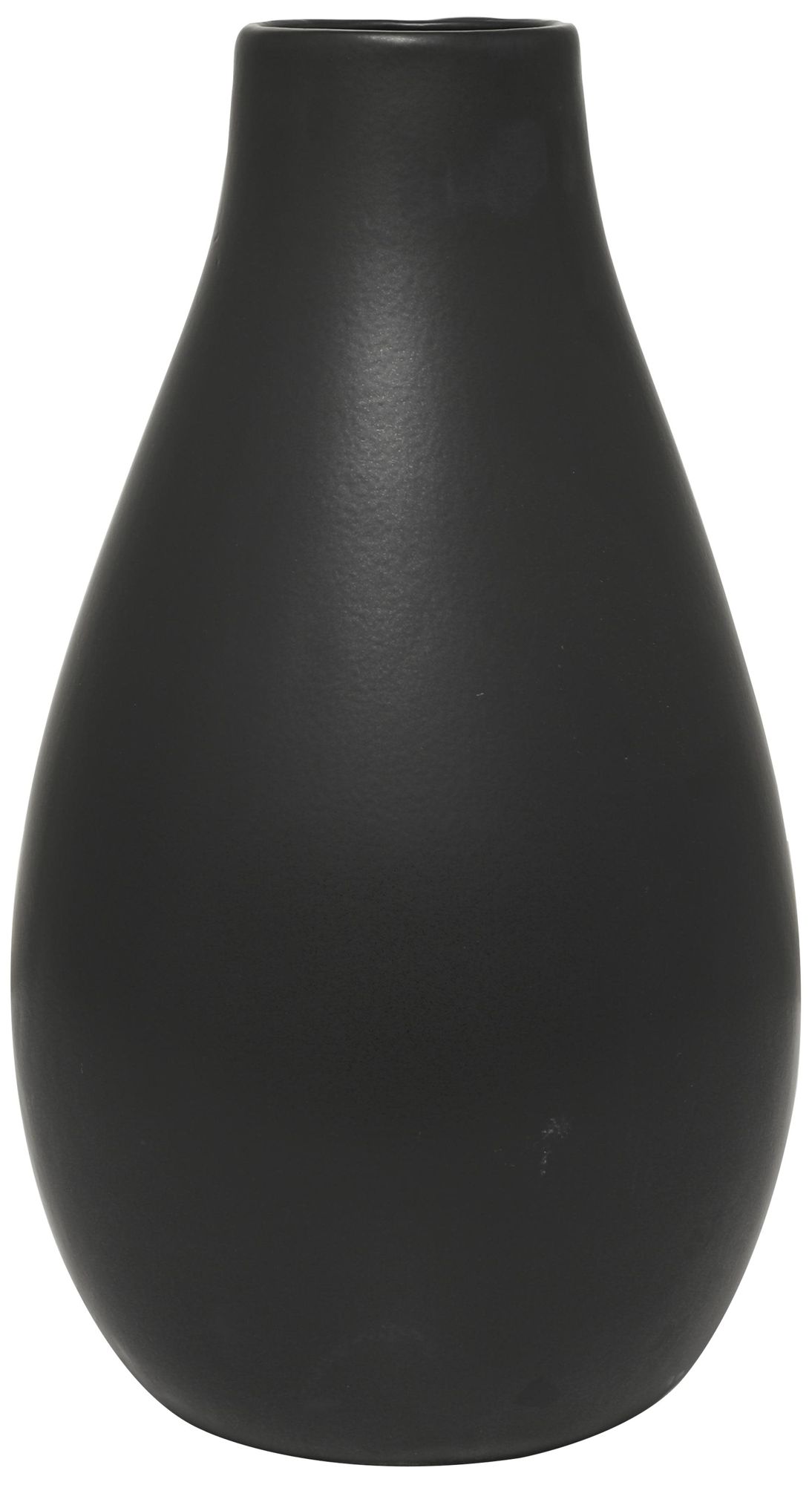 Image 5 Black Ceramic Modern Vase, 12" x 12" x 20" more views