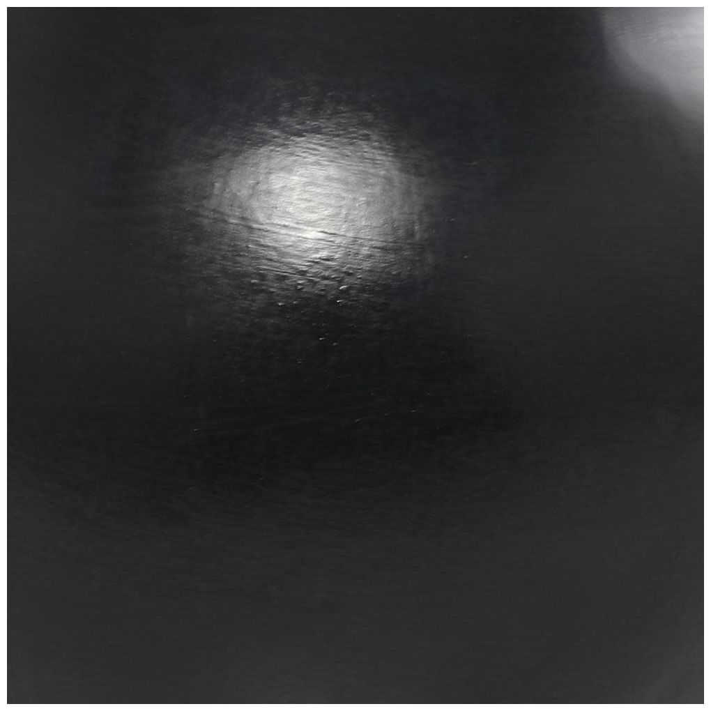 Image 7 Black Ceramic Modern Vase, 9" x 9" x 11" more views