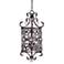 Black Clear Crystal Foyer Chandelier