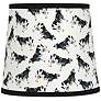 Black Cows Hardback Drum Lamp Shade 8x10x9x9 (Spider)
