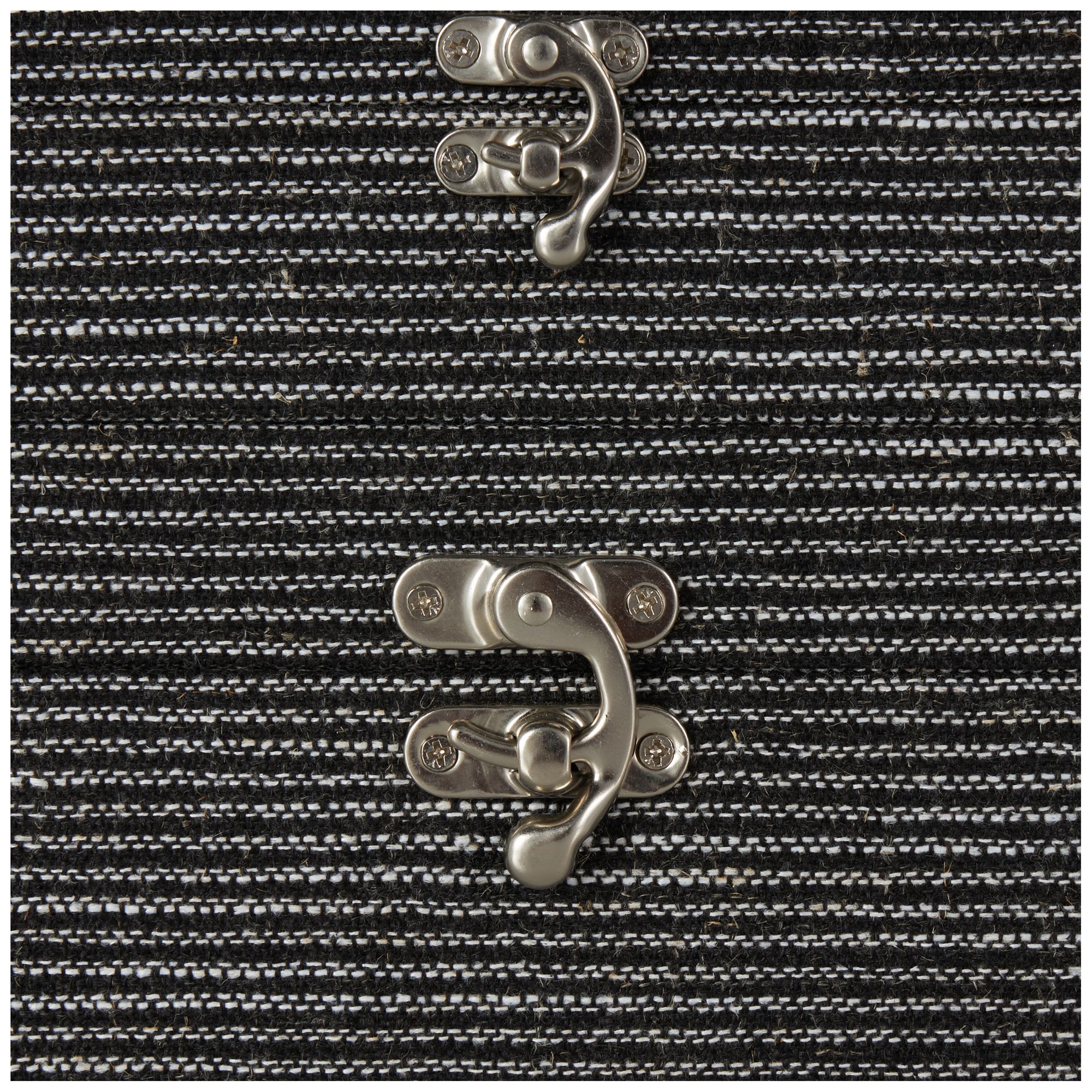 Image 3 Black Fabric Modern Box, S/4 10"W, 9"W, 8"W, 6"H more views