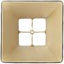 Thumbnail4 of Black Fabric Set of 2 Square Lamp Shades 6x11x9.75 (Spider) more views